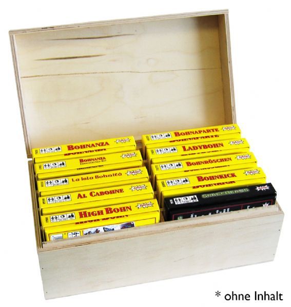 die Holzbox gef&uuml;llt wie abgebildet