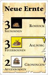 Neu Ernte Karte = Nachschubskarte