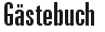 Trag dich in mein Gästebuch ein