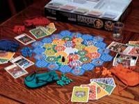 Aufgebautes Spielfeld